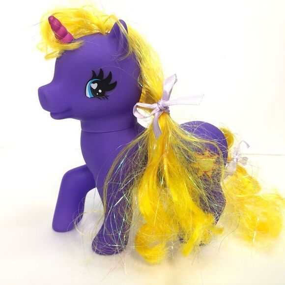 gi go wonder pony land unicorn purple blue and purple bee sun 6 inches tall - Picture 3 of 10